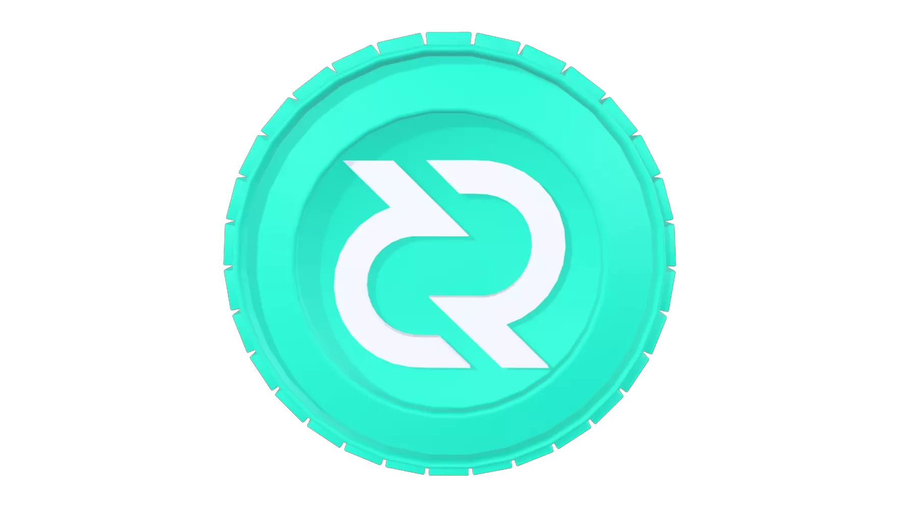 Decred 3D Graphic