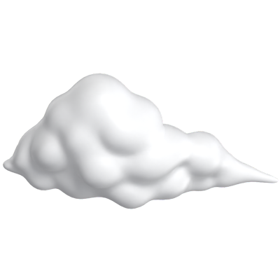 3D Toonish Cloud Model For Sky Atmosphere 3D Graphic
