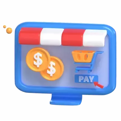 Pay Per Click 3D Graphic