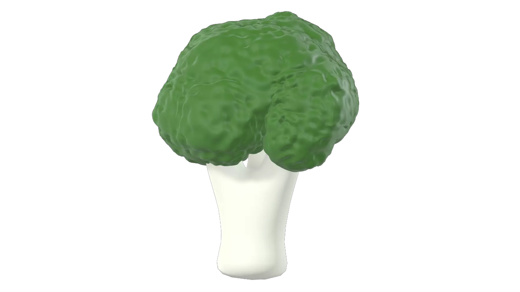 Broccoli 3D Graphic