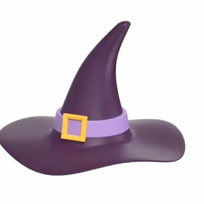 Witch Hat 3D Graphic