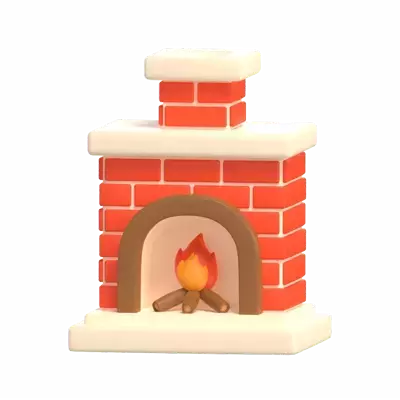Fireplace 3D Graphic