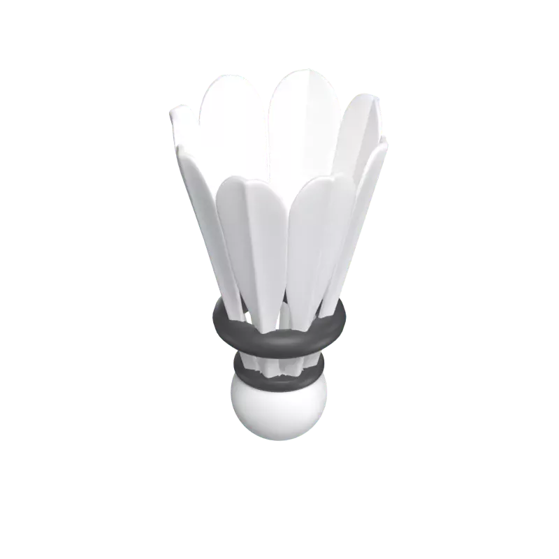 Shuttlecock 3D Model For Badminton 3D Graphic