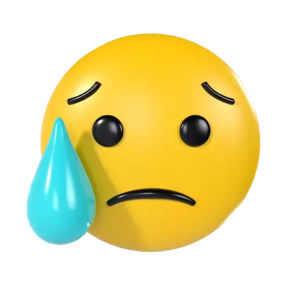Disappointed Relieved Emoji 3d model--3f689011-a045-48a1-baf7-d3ac2dc5e40a