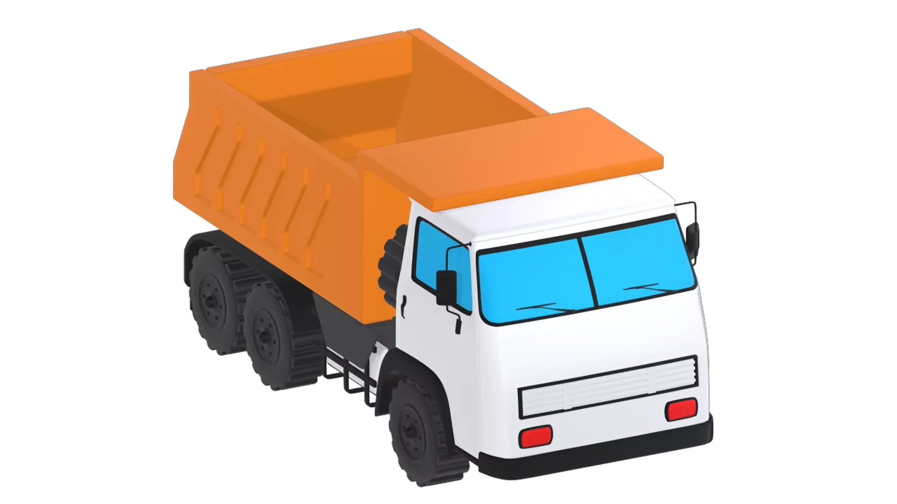 Dump Truck 3D Graphic