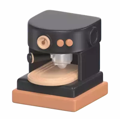 Espresso Machine 3D Graphic