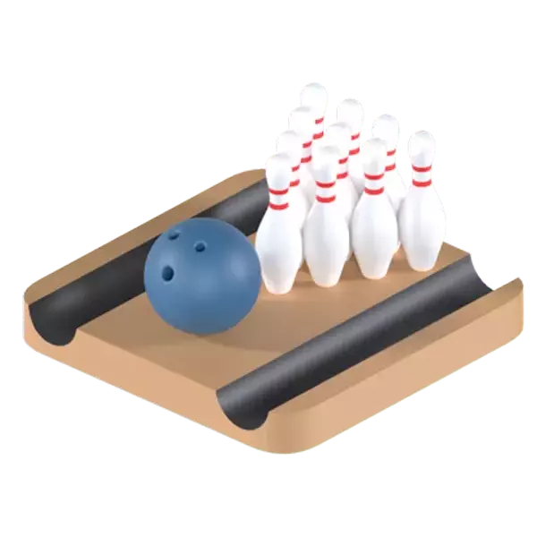 Bowling 3D Graphic