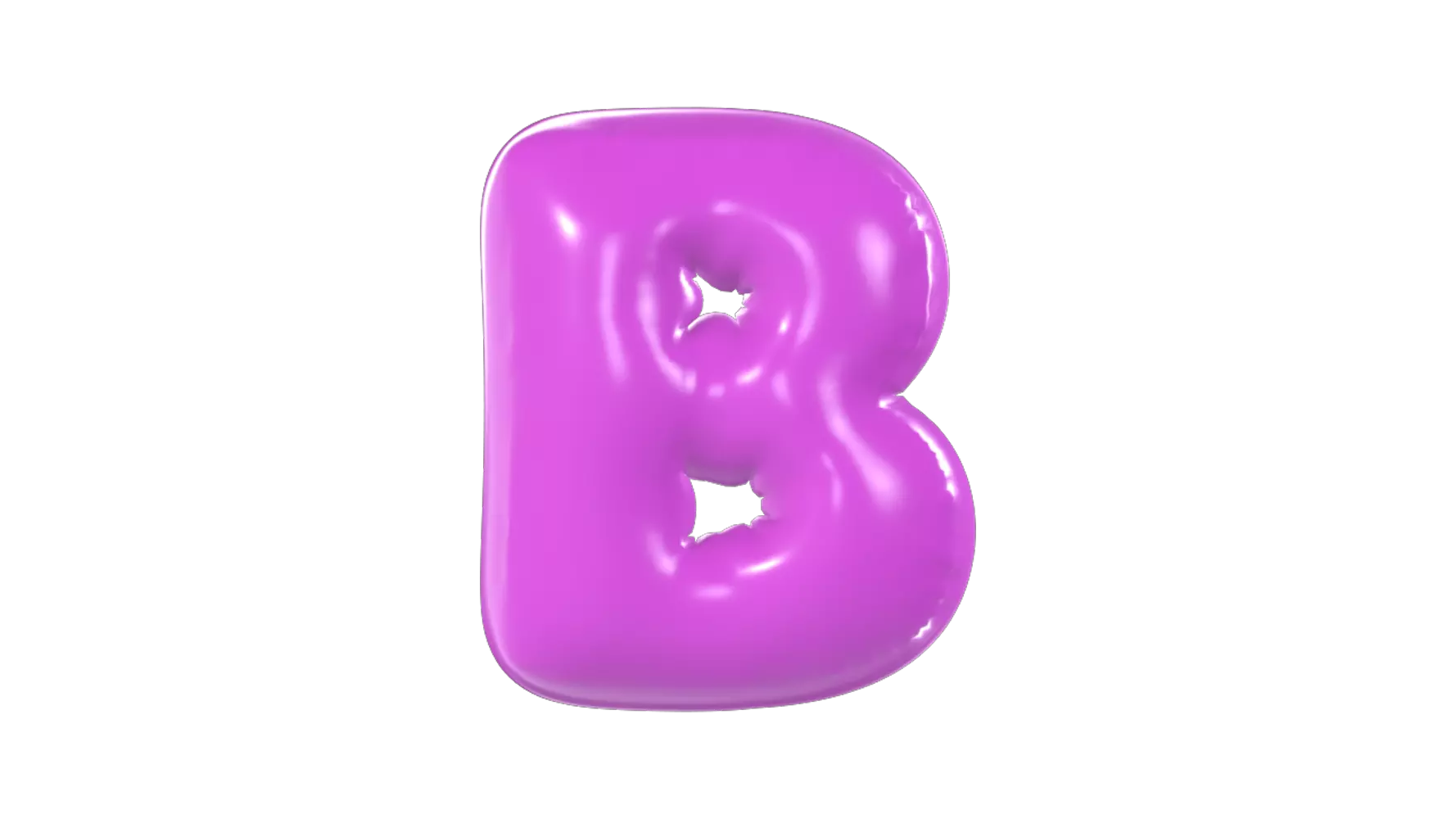 Letter B 3D Graphic