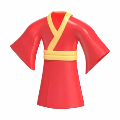 Kimono 3D Graphic