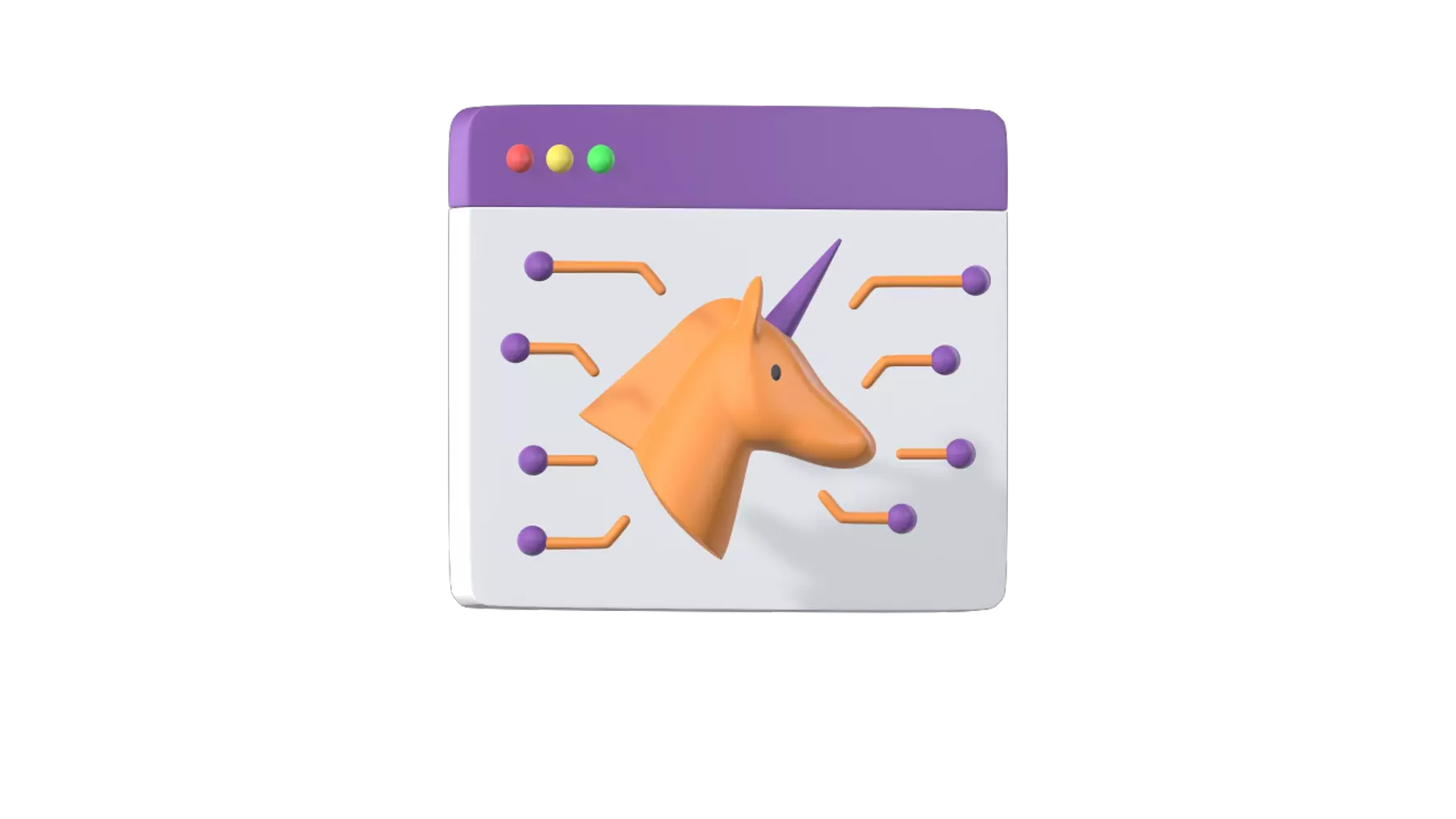 Unicorn 3D Graphic