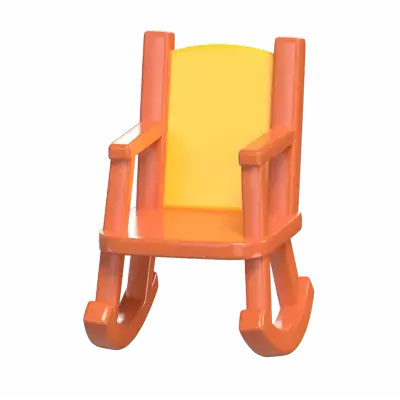 Rocking Chair 3D Graphic