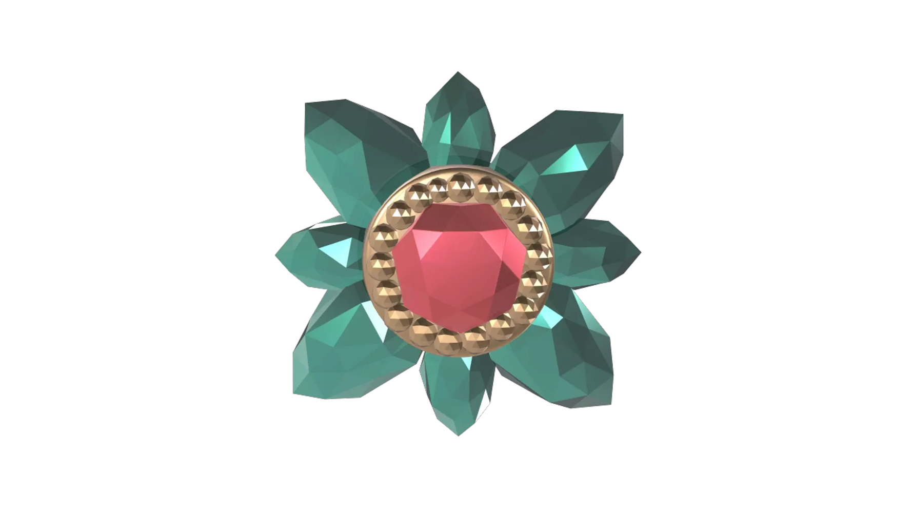 Brooch 3D Graphic