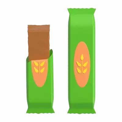 Energizing Snack 3D Graphic
