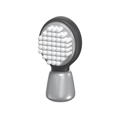 Hair Brush 3D Icon Model 3D Graphic