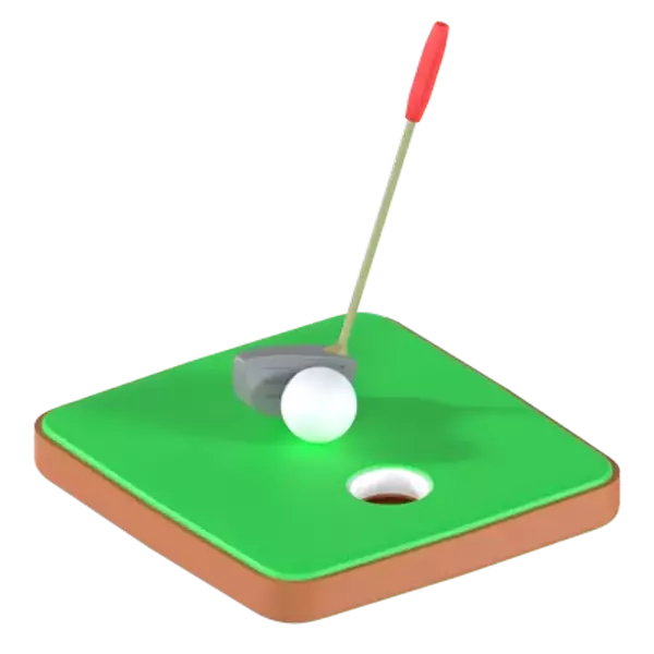 Golf 3D Graphic