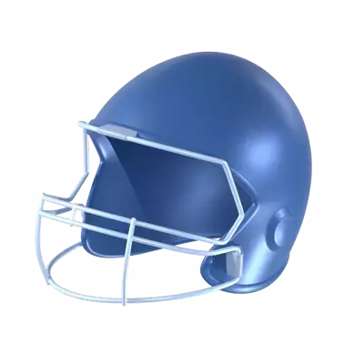 Football Helmet 3D Graphic