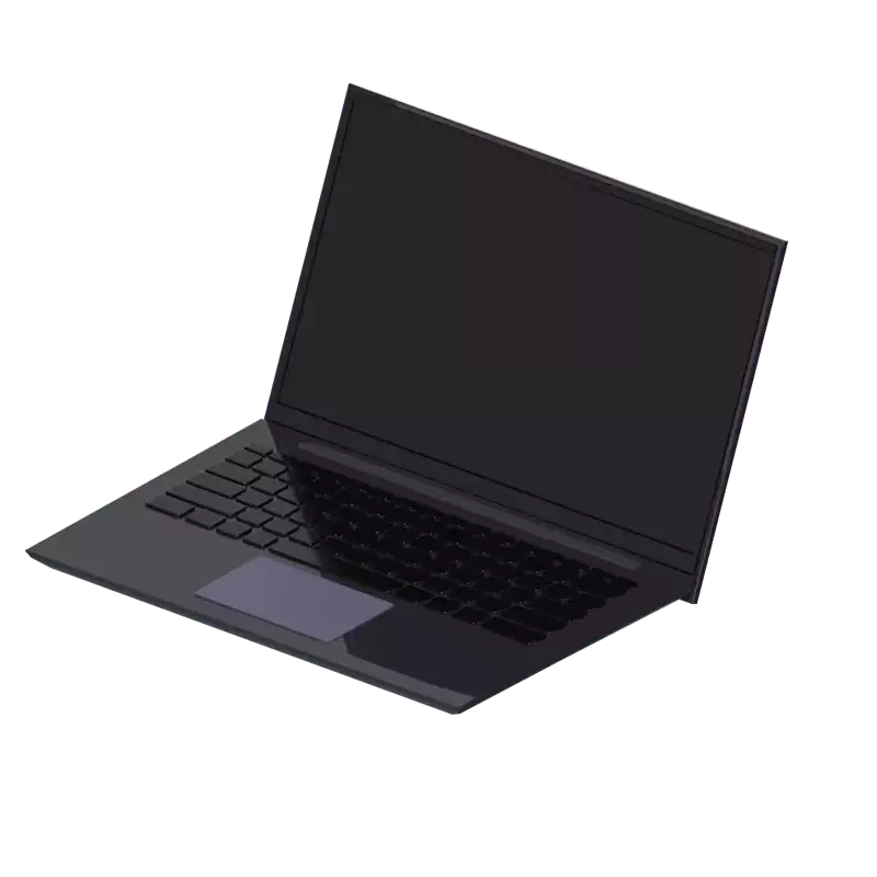 3D Laptop For Mockup 3D Graphic