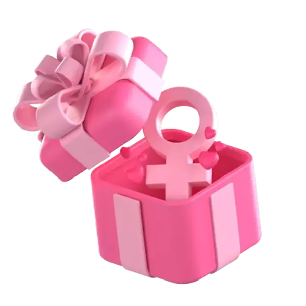 Women's Day Gift 3D Graphic