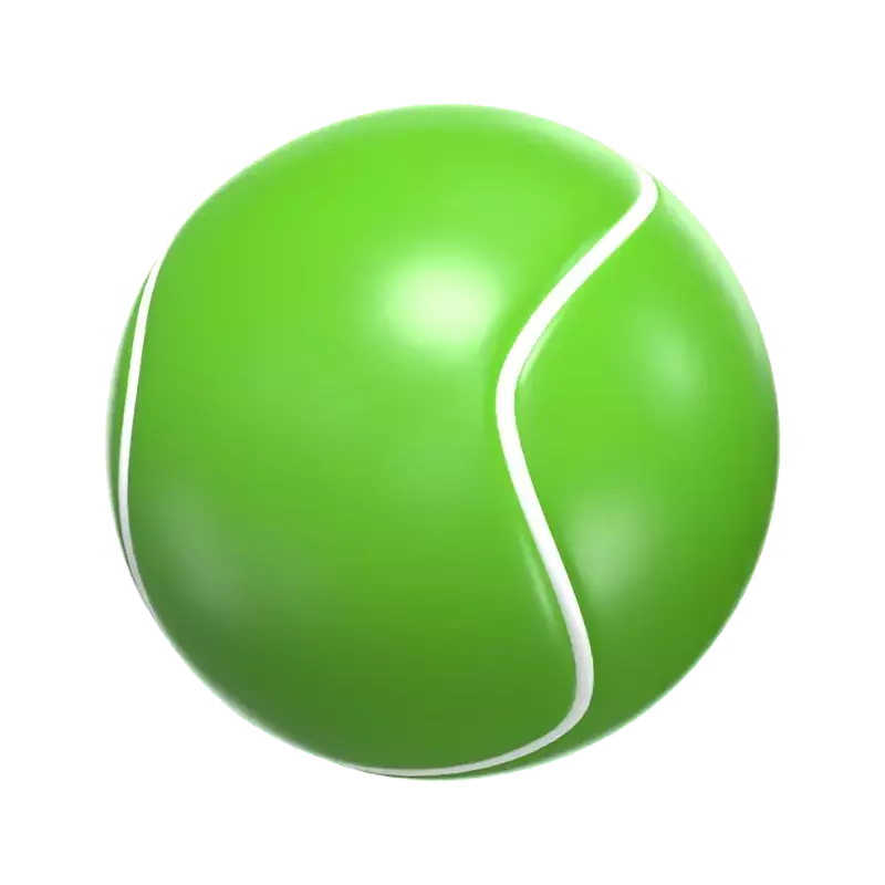 Tennis Ball 3D Graphic