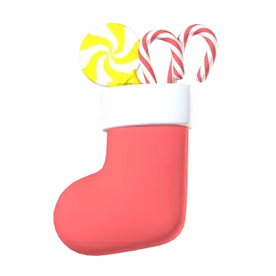 Christmas Socks 3D Graphic