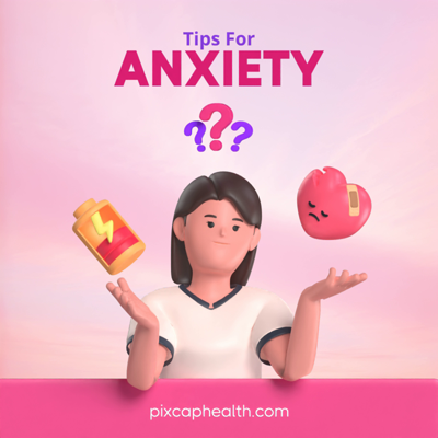 Tips For Anxiety 1 3D Template