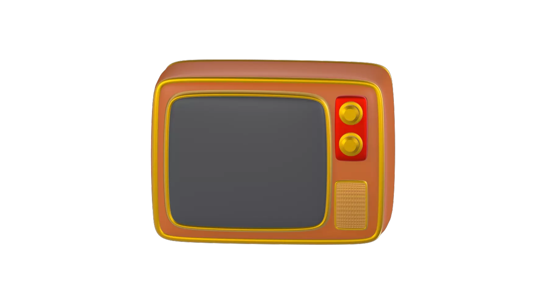 Television 3D Graphic