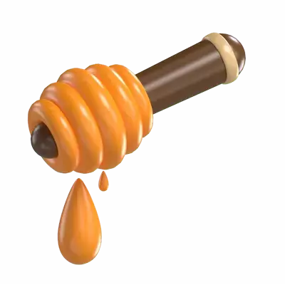 Honey Dipper 3D Graphic
