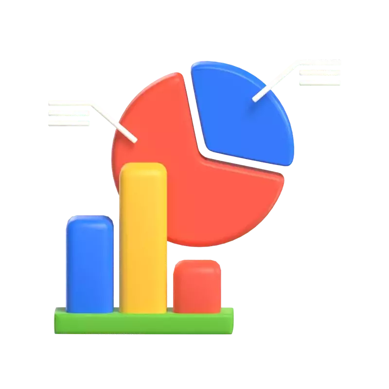 파이 차트 3D Graphic