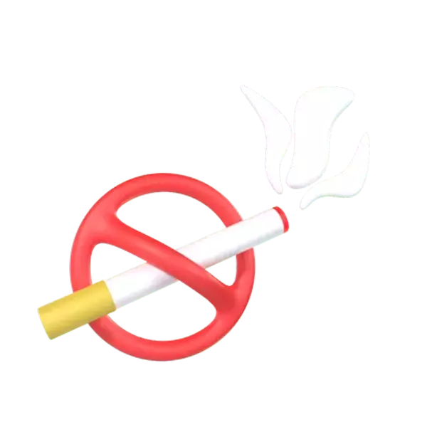 No Smoking 3D Graphic