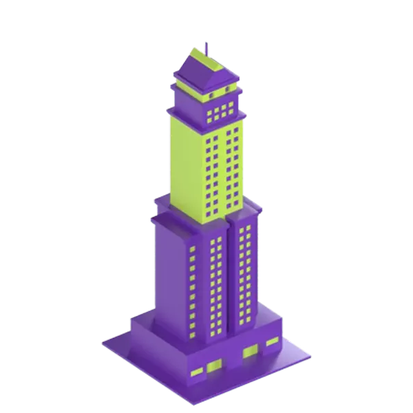 Skyscraper 3D Graphic