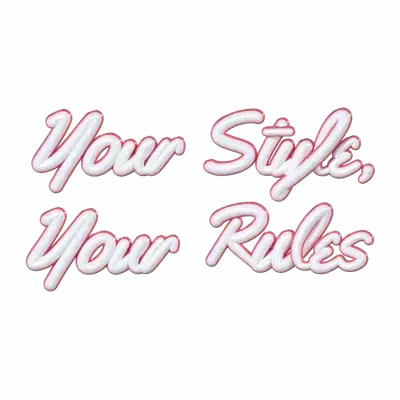 Your Style Your Rules 3D Graphic