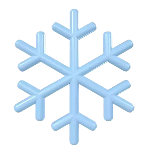 Snowflake 3D Graphic