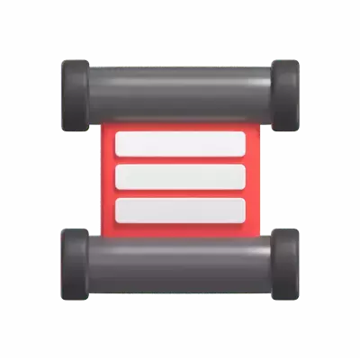 3D Proclamation Text Icon Model 3D Graphic