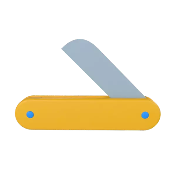 Pocket Knife 3D Graphic