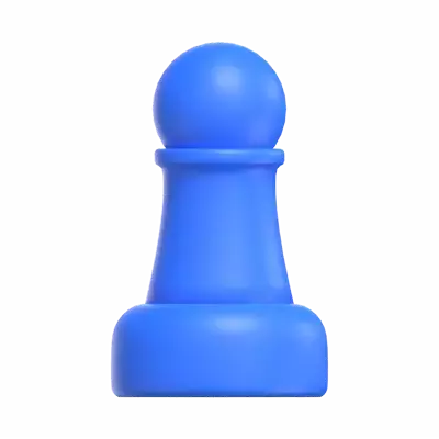 Chess Piece 3D Graphic