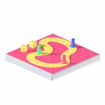 Board Game 3D Graphic