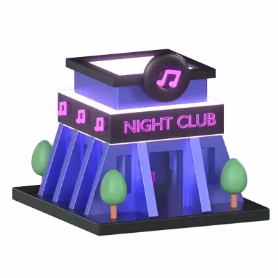 Night Club 3D Graphic