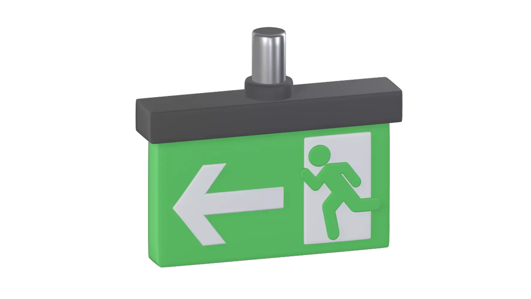 Exit 3D Graphic