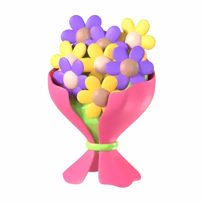 Flower Bouquet 3d model--9896860e-a789-4062-9ceb-fa00cd1ce722