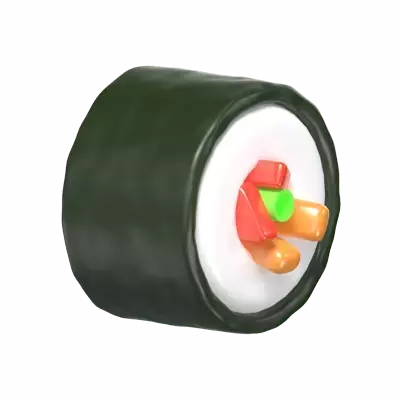 Gimbap 3D Graphic