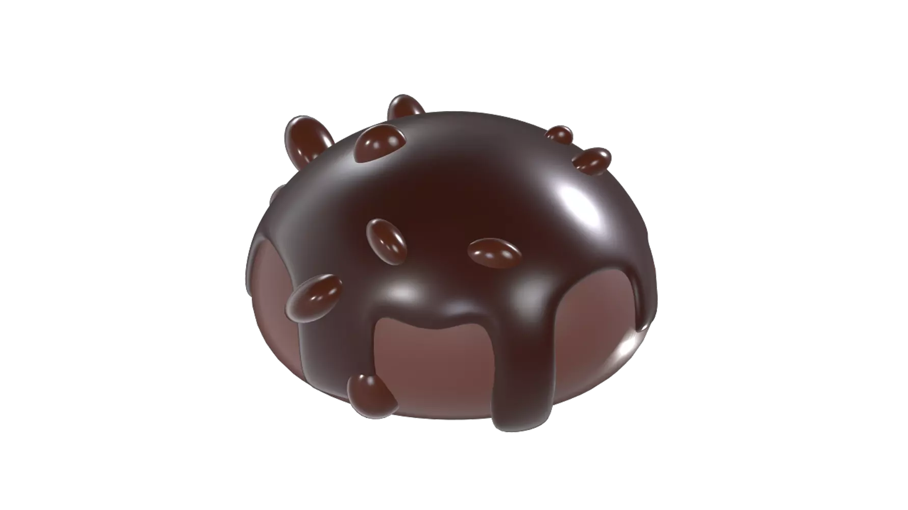 Choco Cake 3d model--9df85697-3bbe-4700-b80b-470a5a47f380