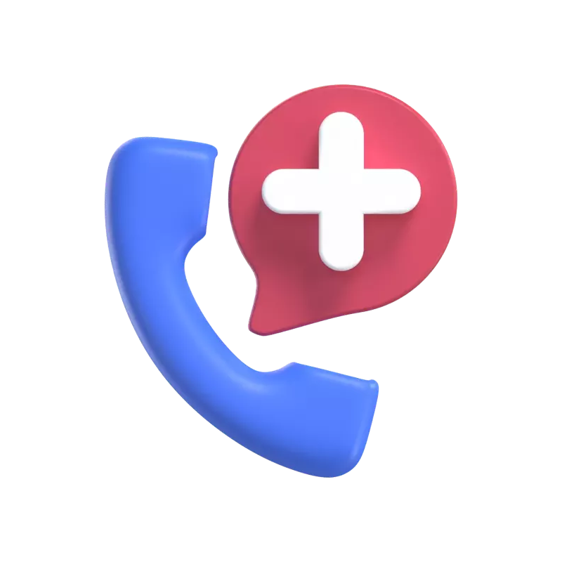 Emergency Call 3D Graphic