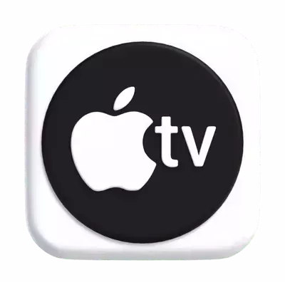 Apple TV 3D Graphic