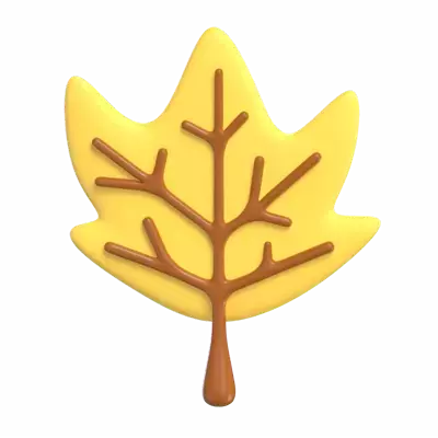 Maple Leaf 3D Graphic