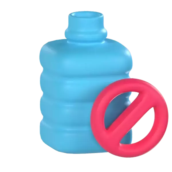 Plastikflasche 3D Graphic