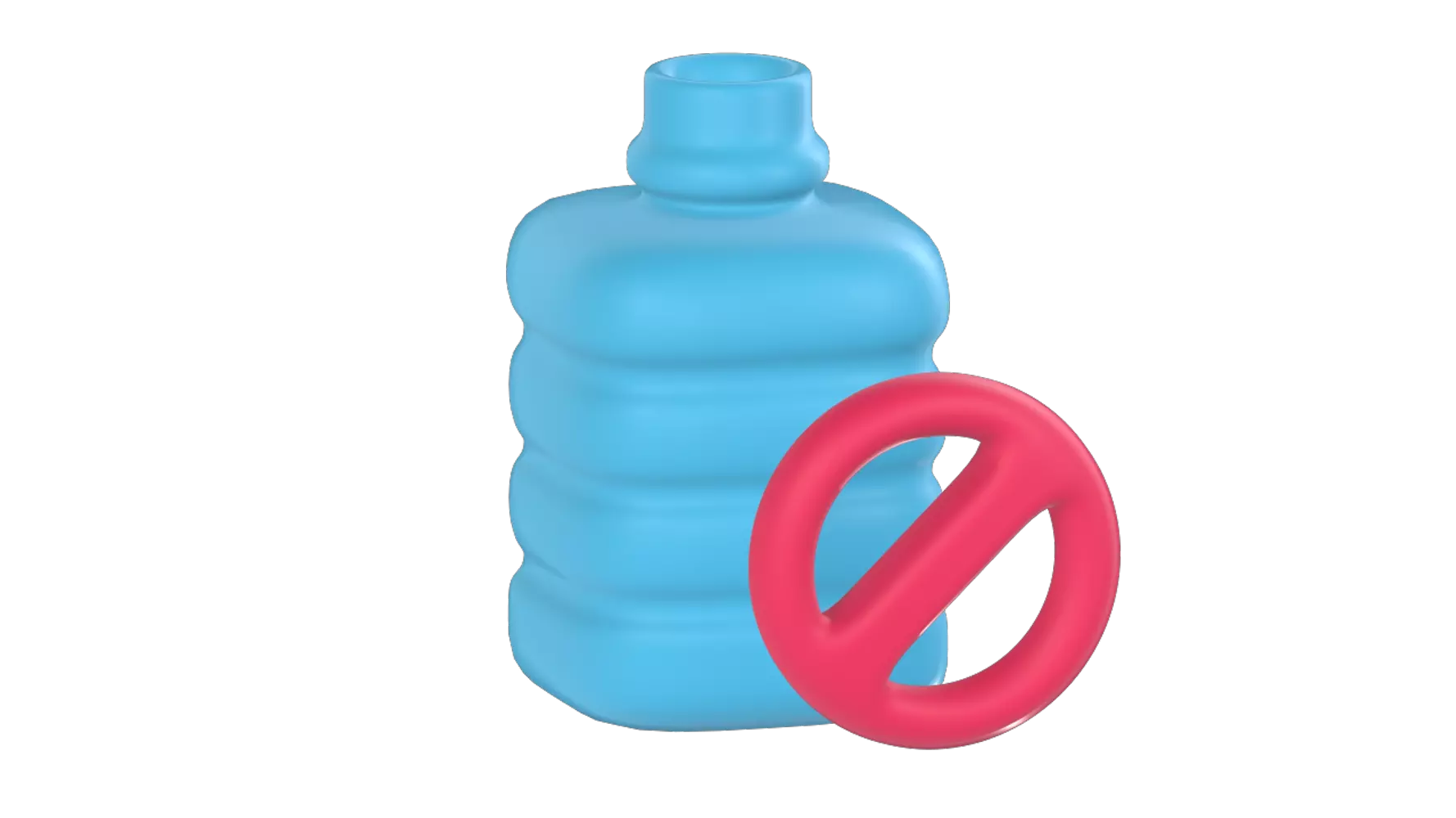 Plastic Bottle 3D Graphic