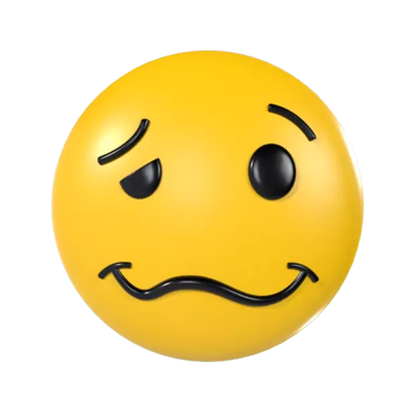 Woozy Face Emoji 3d model--7d2ce31c-5b80-47c9-a916-d43d1a5603c2