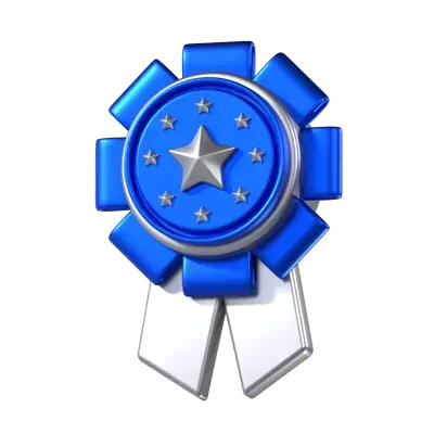 Award Badge 3D Graphic