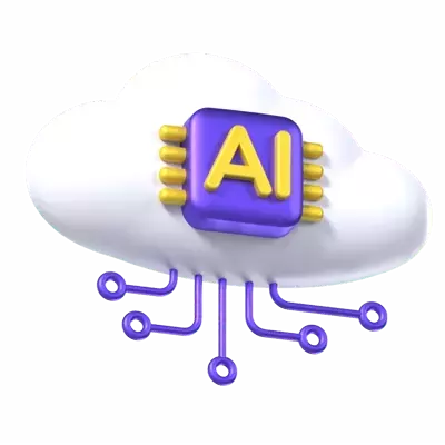 Cloud AI 3D Graphic