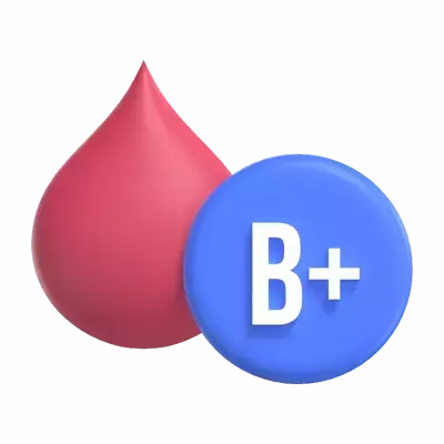 Blood Type 3D Graphic